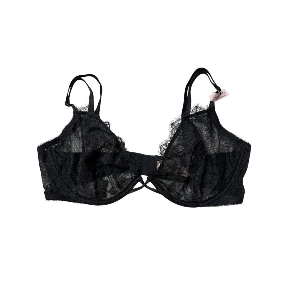 Victoria’s Secret Very Sexy Black Lace Demi Bra 36D NWT